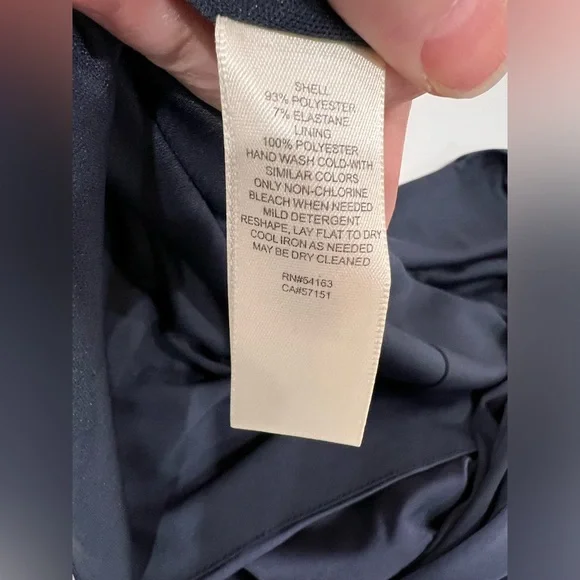 Eliza J Gray Ruched One Shoulder Cocktail Dress | Size 6 | Steel - Picture 8 of 11